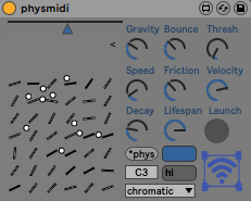 screenshot of midi device